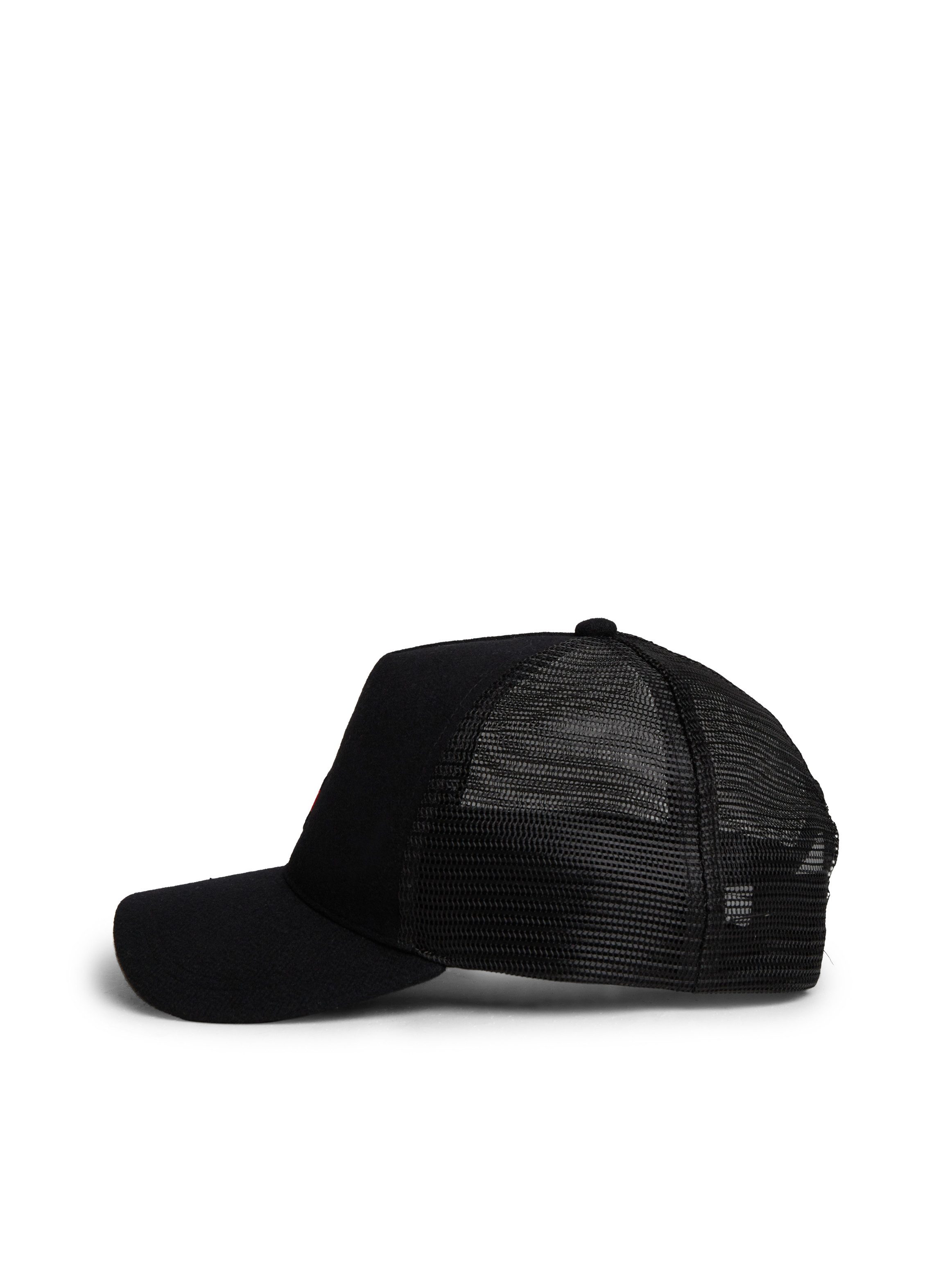 Tommy Jeans Trucker Cap HERITAGE TRUCKER CAP Regular fit mit festem Schirm, Woll-Mix – Bild 4 von 4
