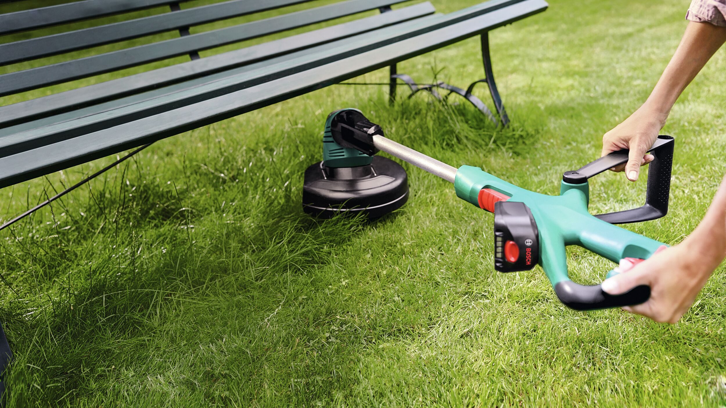 BOSCH Elektro-Rasentrimmer ART 27, 27 cm Arbeitsbreite Faden, Im Karton