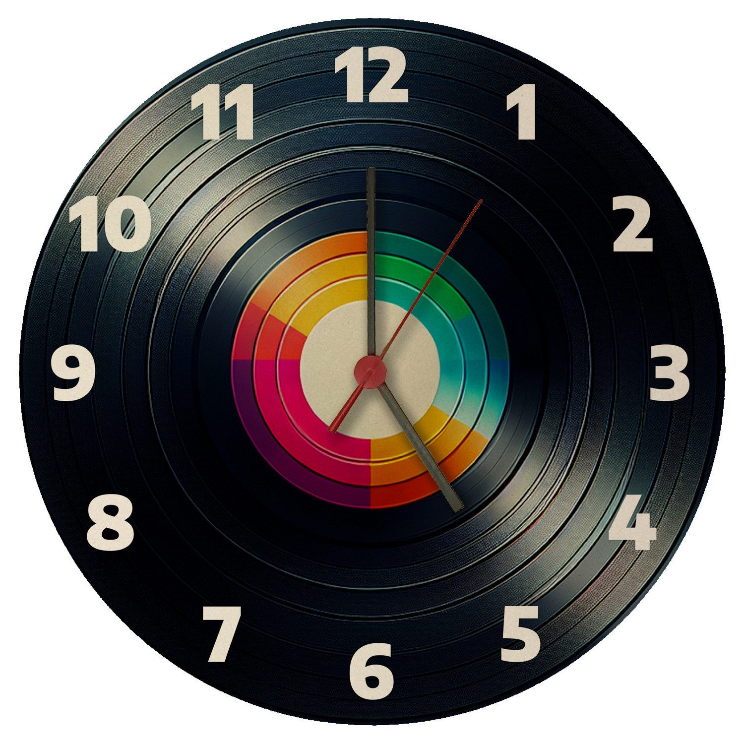 speecheese Wanduhr Schallplatte Wanduhr aus MDF günstig online kaufen