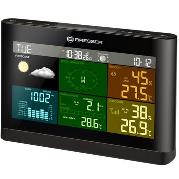 BRESSER 5-in-1 Comfort Wetter Center mit Farbdisplay Wetterstation