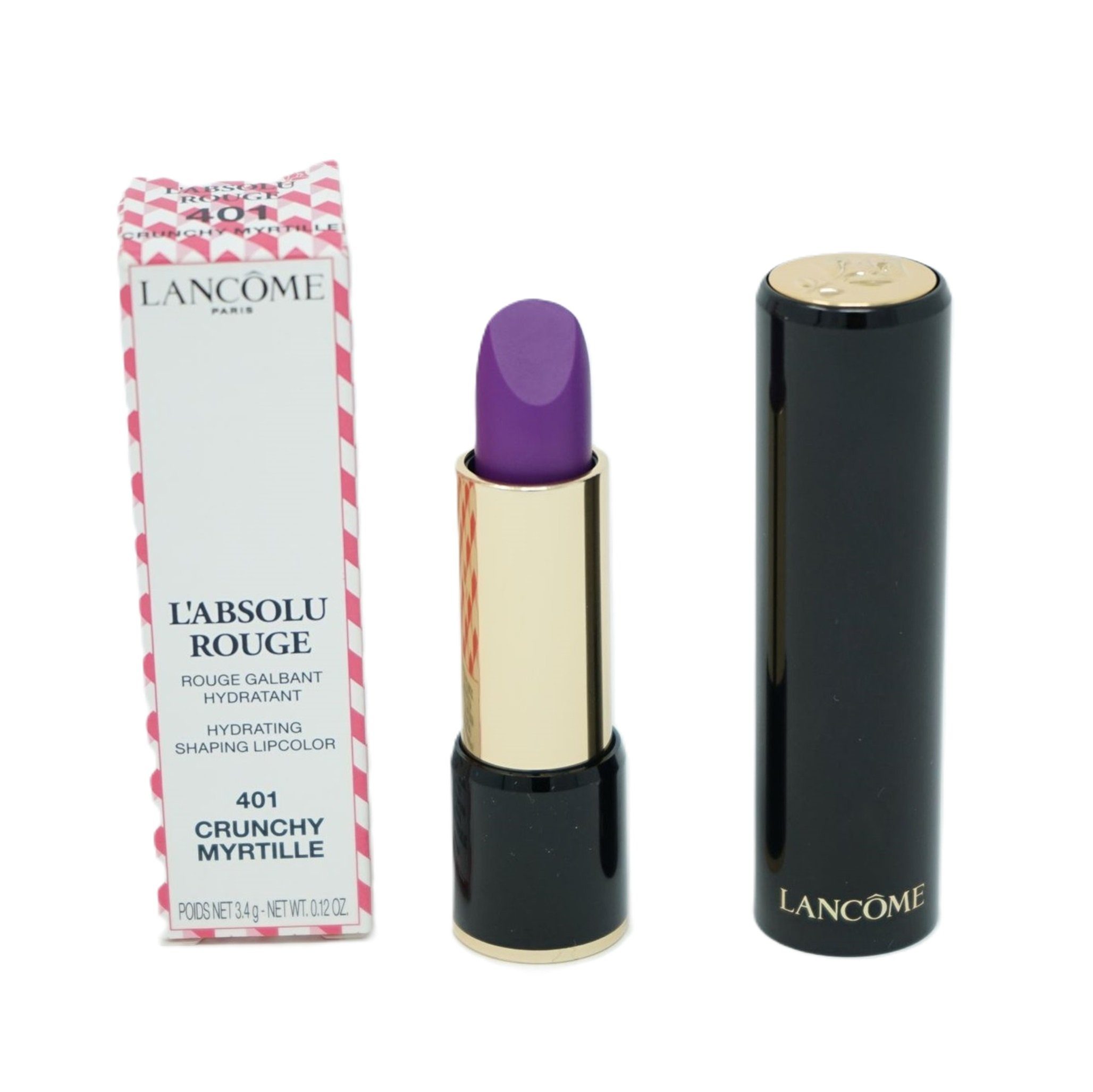 LANCOME Lippenstift Lancome L`absolu rouge Lippenstift 401 cruchy myrtille