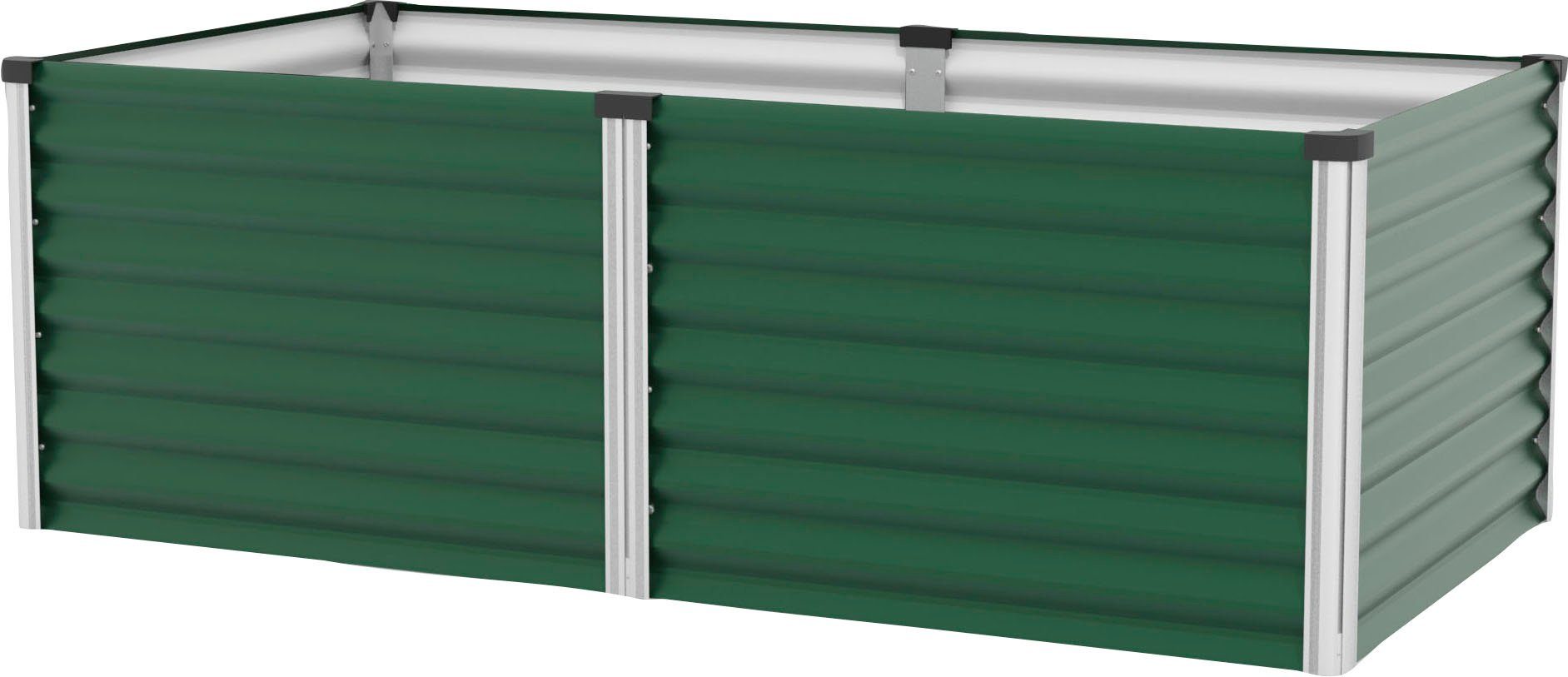 Vitavia Hochbeet Meta 630, BxTxH: 96x188x63 cm, seegras/alu