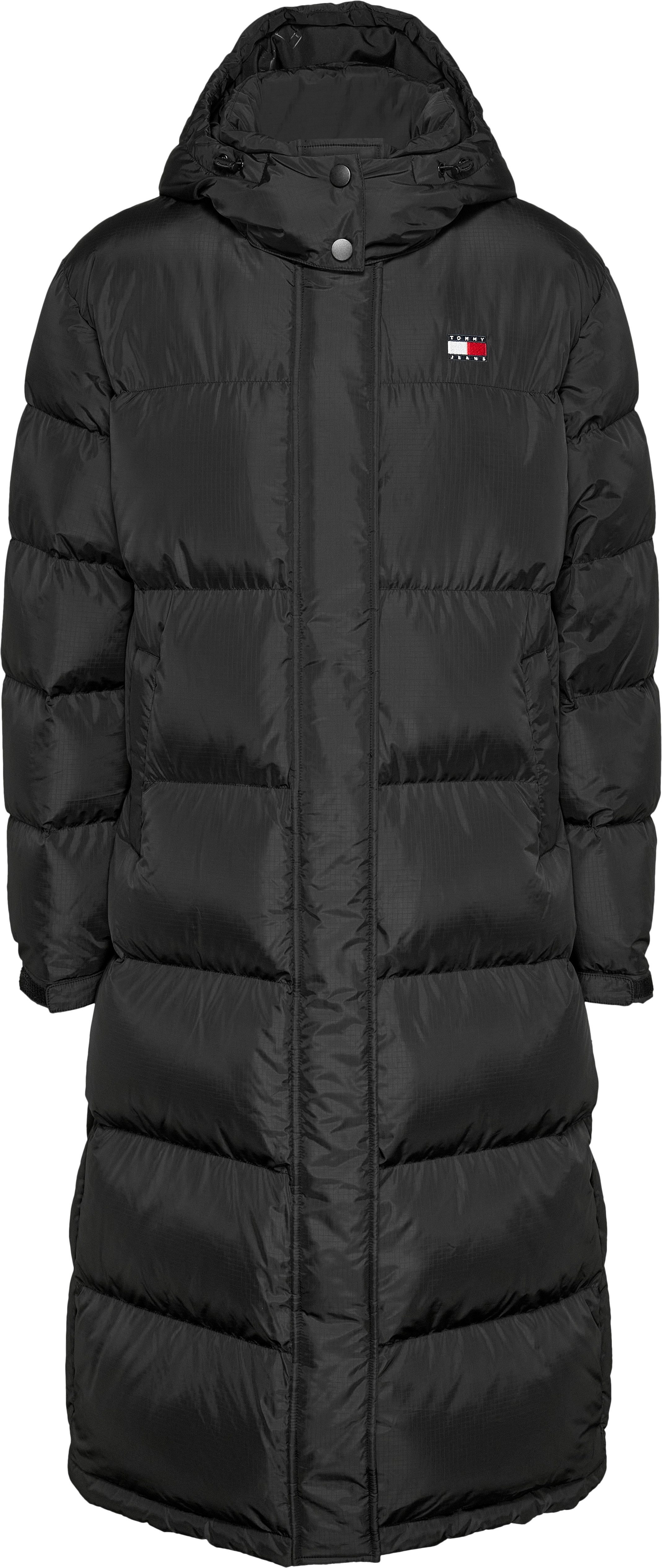 Tommy Jeans Steppmantel TJW ALASKA LONG PUFFER EXT mit seitlichen Schlitzen mit Druckknopfverschluss – Bild 5 von 5