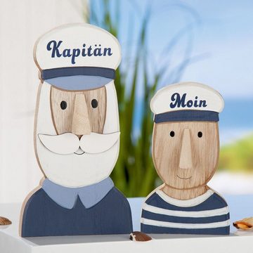 GILDE Dekoobjekt, Maritimes Dekofiguren Set, zwei Seemänner