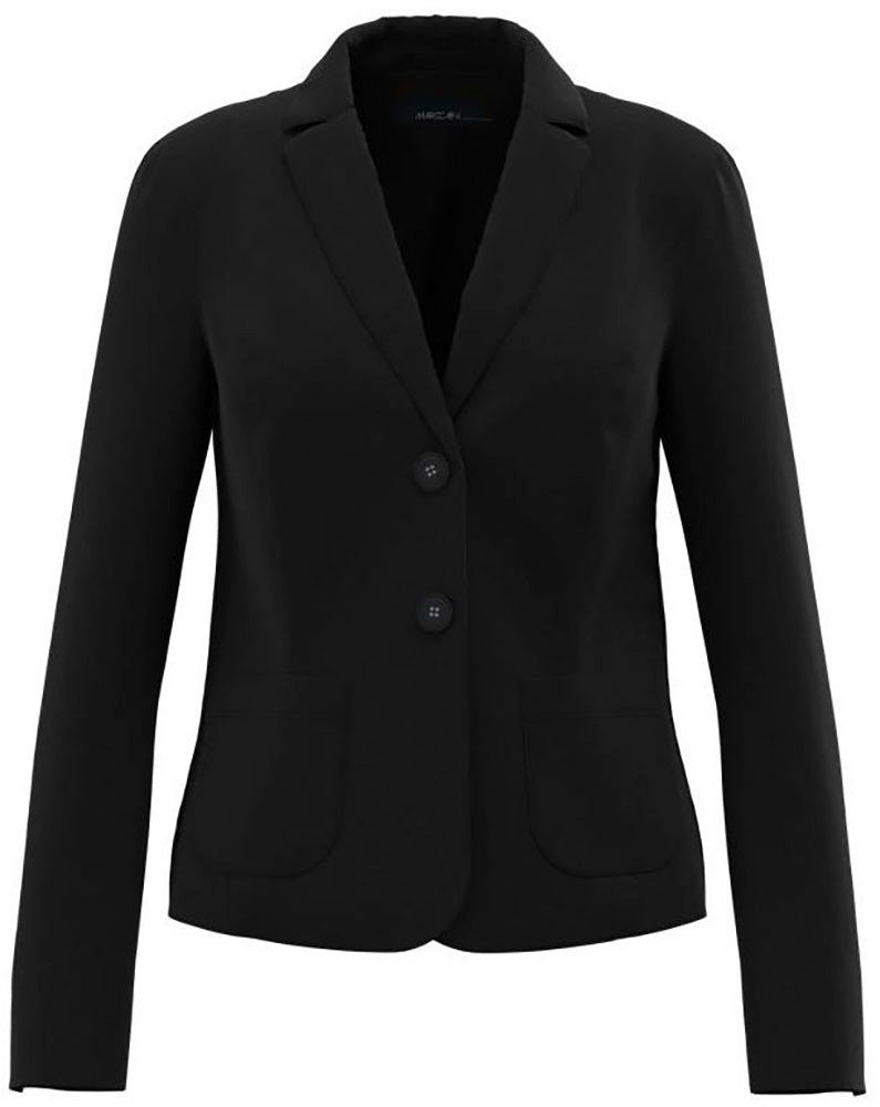 Marc Cain Kurzblazer "Collection Essential" Premium Damenmode Blazer mit aufgesetzten Taschen, elastisch