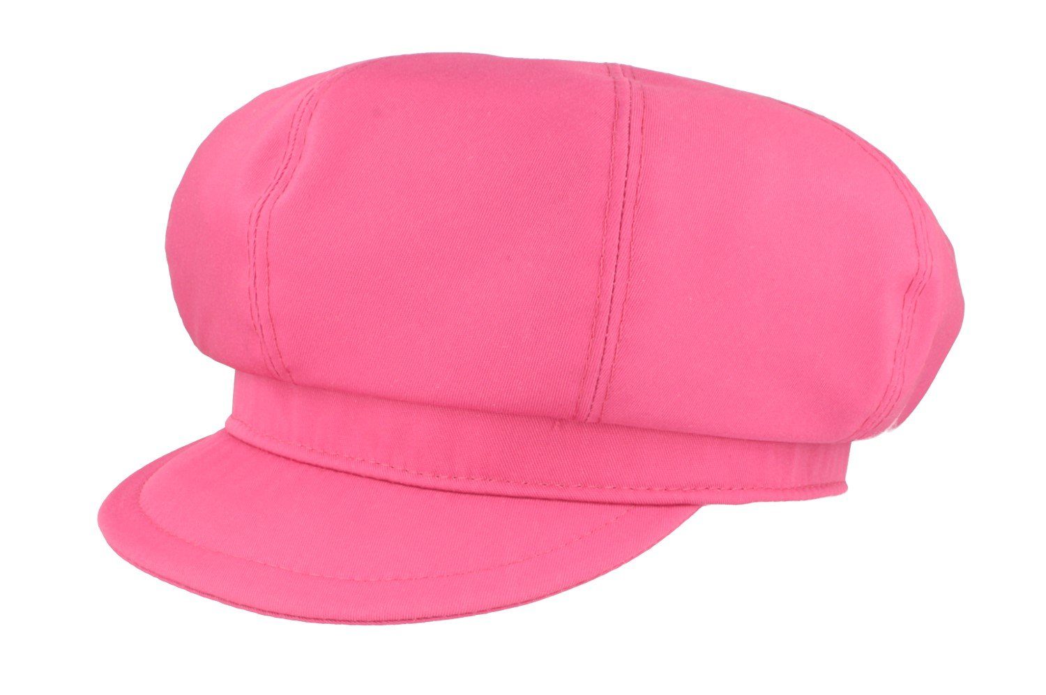 Breiter Baseball Cap 8-teilige Ballonmütze/Cap mit UV-Schutz50+ pink