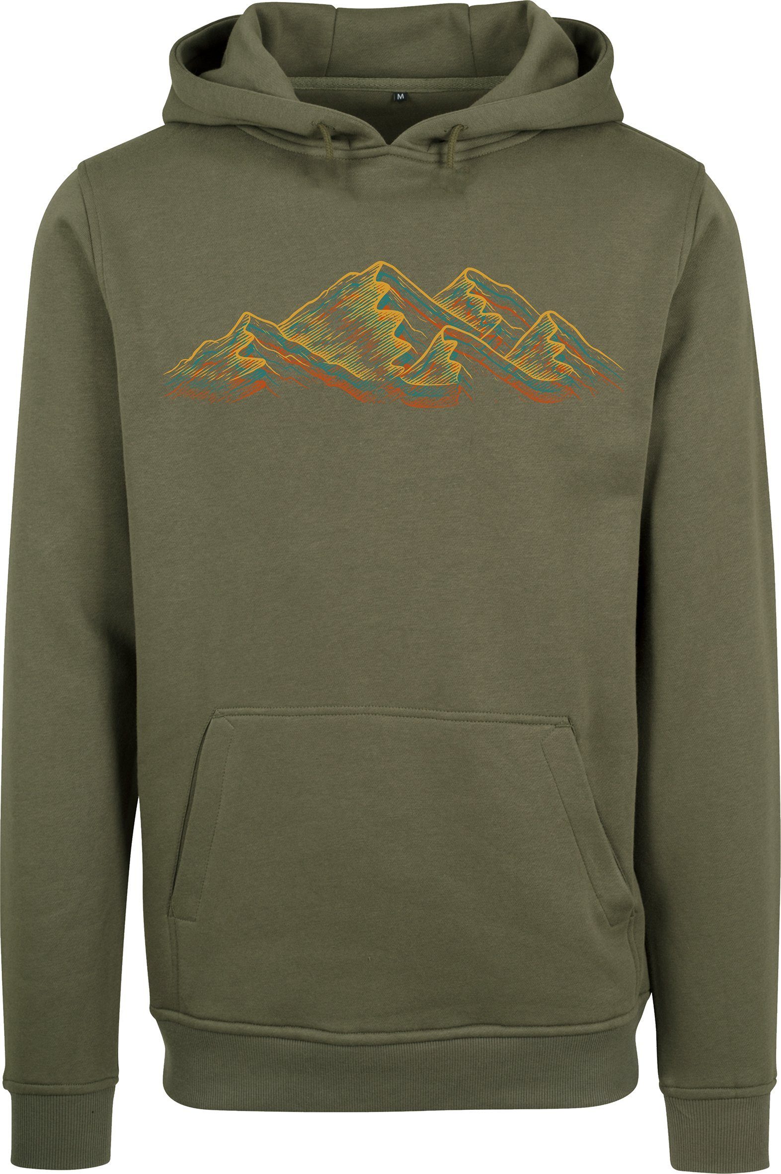 Baddery Kapuzenpullover Hoodie: "Alpen" - Kletter günstig online kaufen
