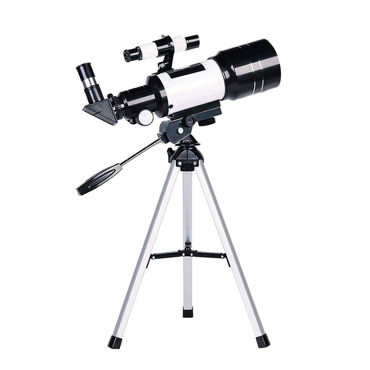 Insma Teleskop, Teleskop für Kinder und Anfänger, 70 mm Öffnung, 300 mm  astronomisches Refraktor-Teleskop, Stativ und Sucherfernrohr tragbares  Reiseteleskop