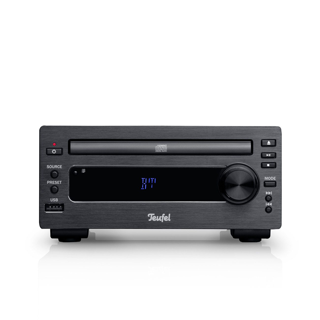 Teufel KOMBO 11 Lautsprechersystem (Bluetooth, High Level Lautsprecher-Ausgänge, 50 W, Fernbedienung, Radio, DAB+, Alarmfunktion)