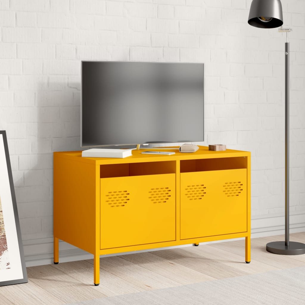 vidaXL TV-Schrank TV-Schrank Senfgelb 68x39x43,5 cm günstig online kaufen