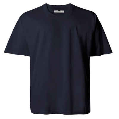 Lucky Star Rundhalsshirt Übergrößen Basic T-Shirt Lucky Star in blue black