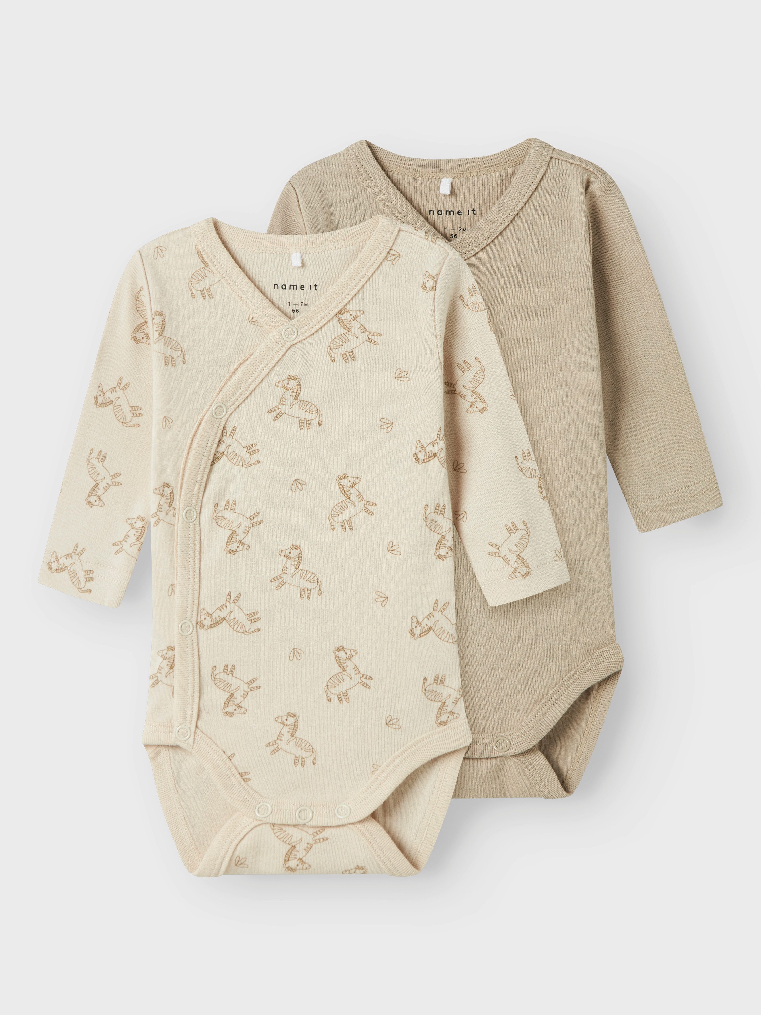 Body NBNBODY 2P LS WRAP RAINY DAY ZEBRA NOOS