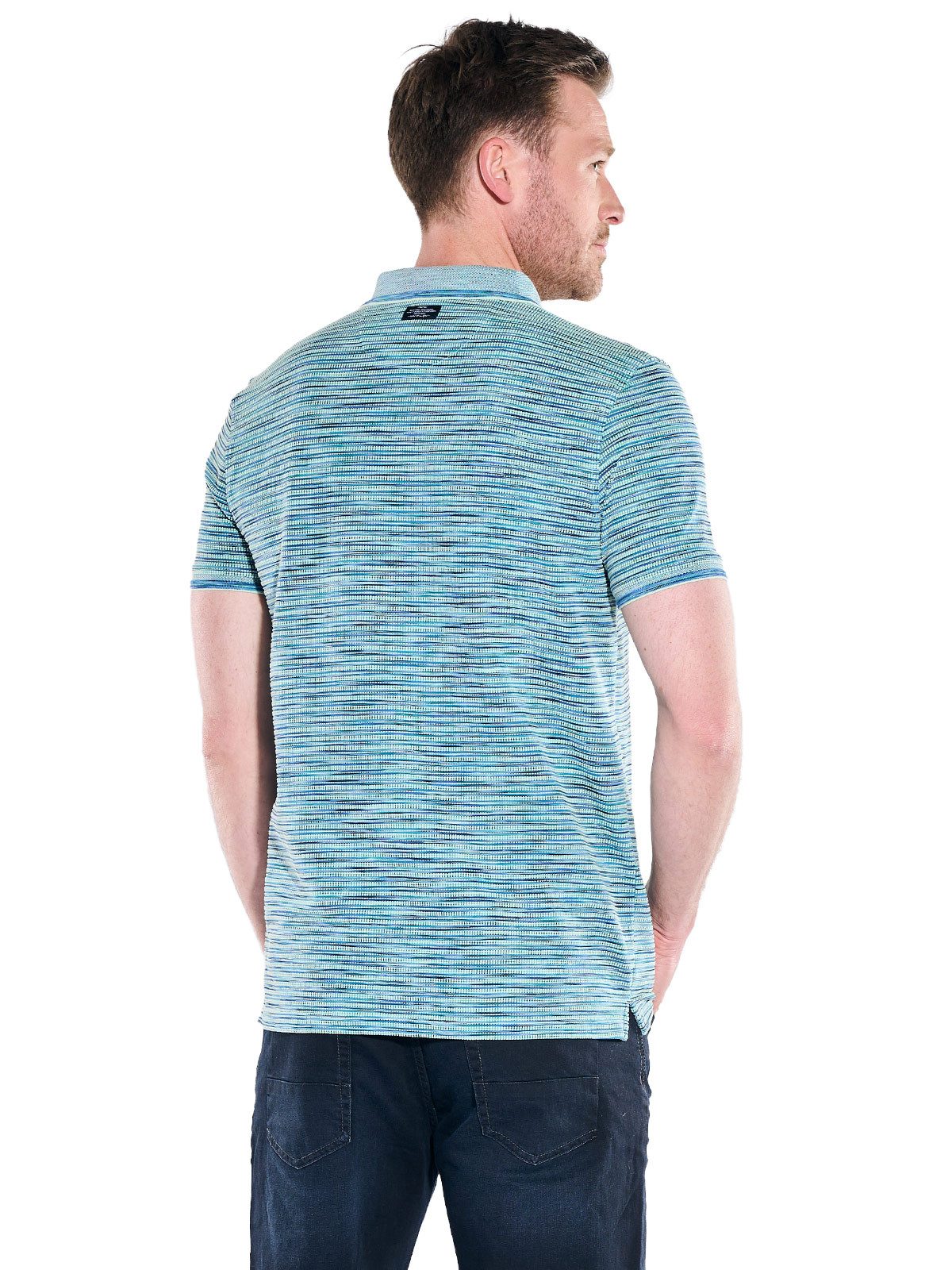 Engbers Poloshirt Herren Polo-Shirt meliert, Hellgruen