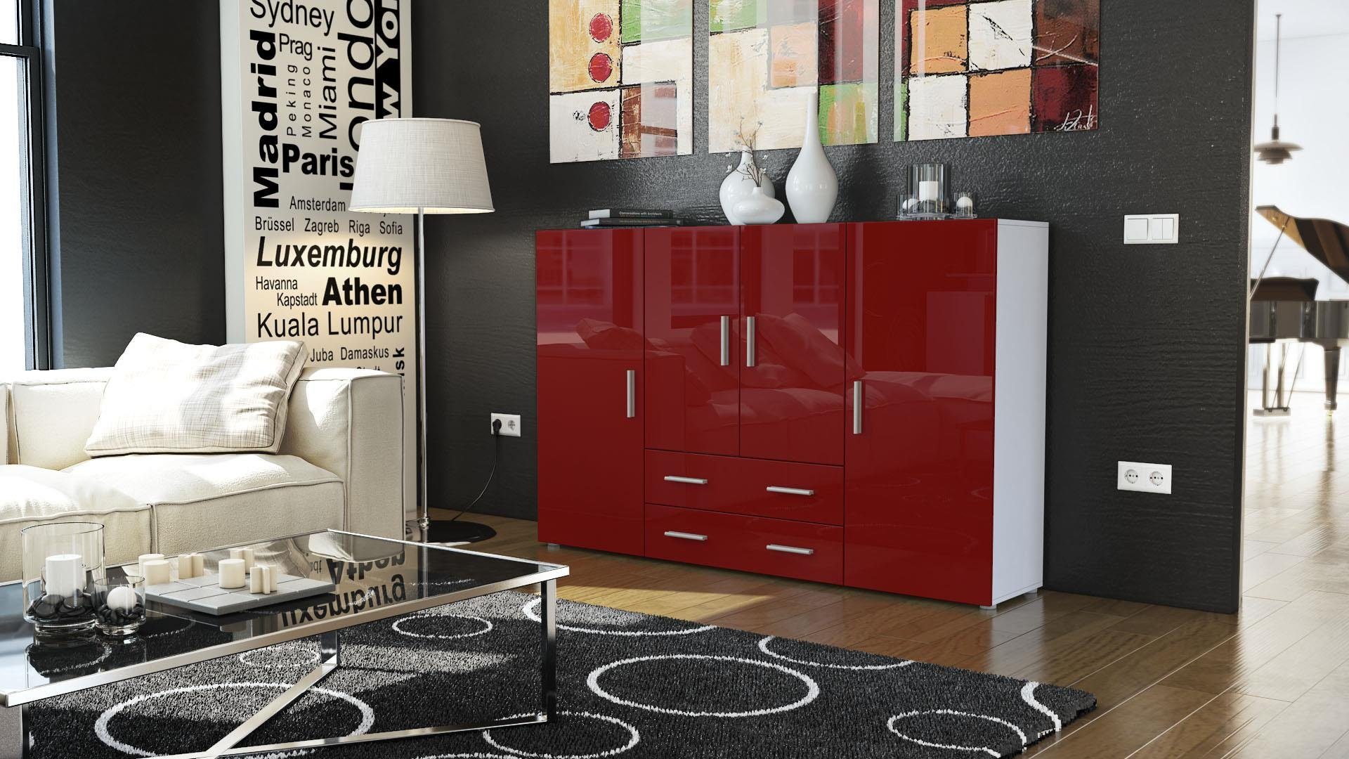 Vladon Highboard Nora (Anrichte mit 2 günstig online kaufen