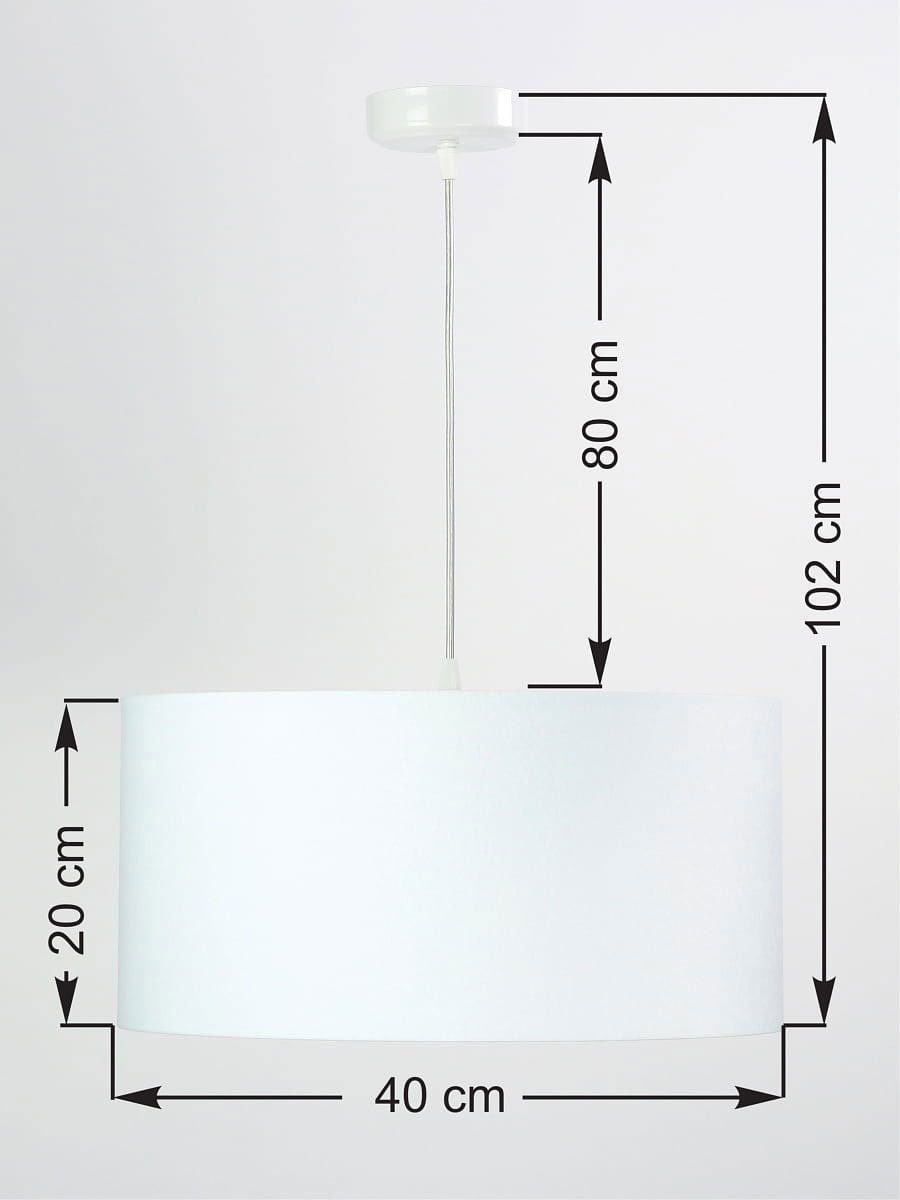 Kiom Pendelleuchte Hängeleuchte inklusive, Leuchtmittel abhängig Leuchtmittel Jalua silver Ø für 40 cm, aqua & Leuchtmittel, nicht P wechselbare