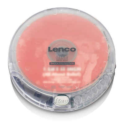 Lenco CD-202TR CD-Player (Display mit Uhranzeige)