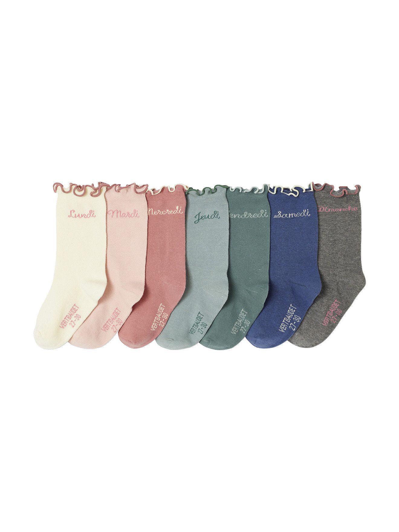 Socken 7er-Pack Mädchen Socken Wochentage