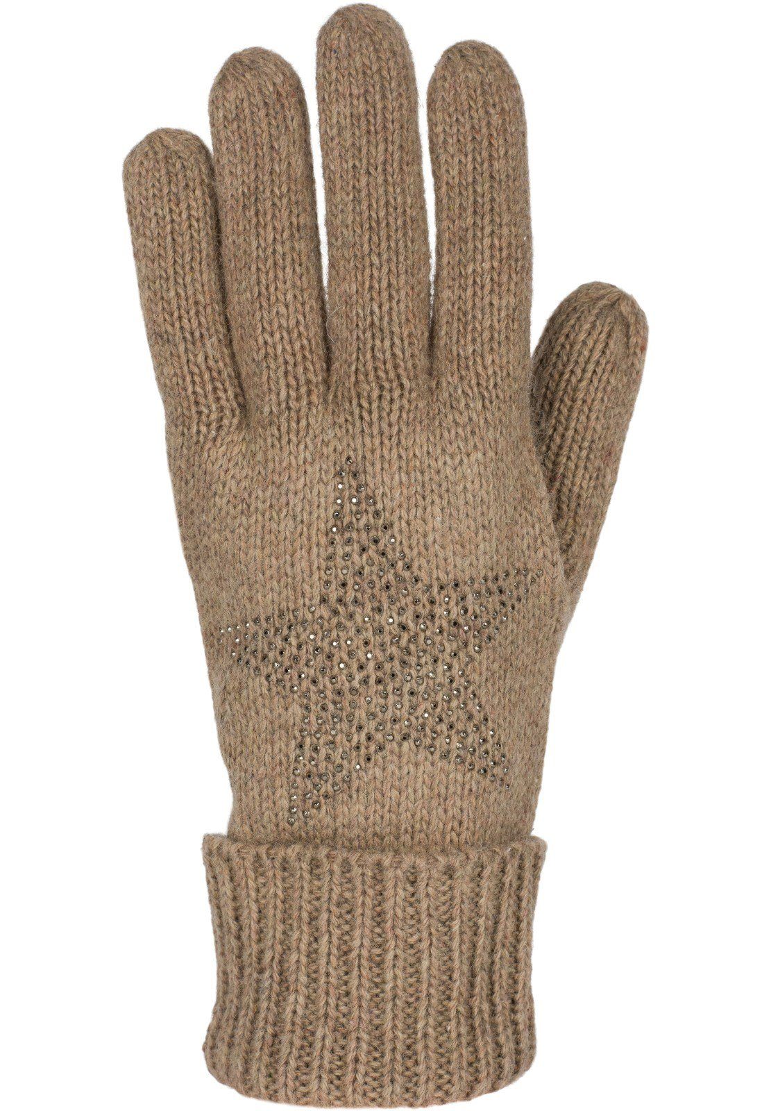 styleBREAKER Strickhandschuhe Strick Handschuhe mit Strass günstig online kaufen