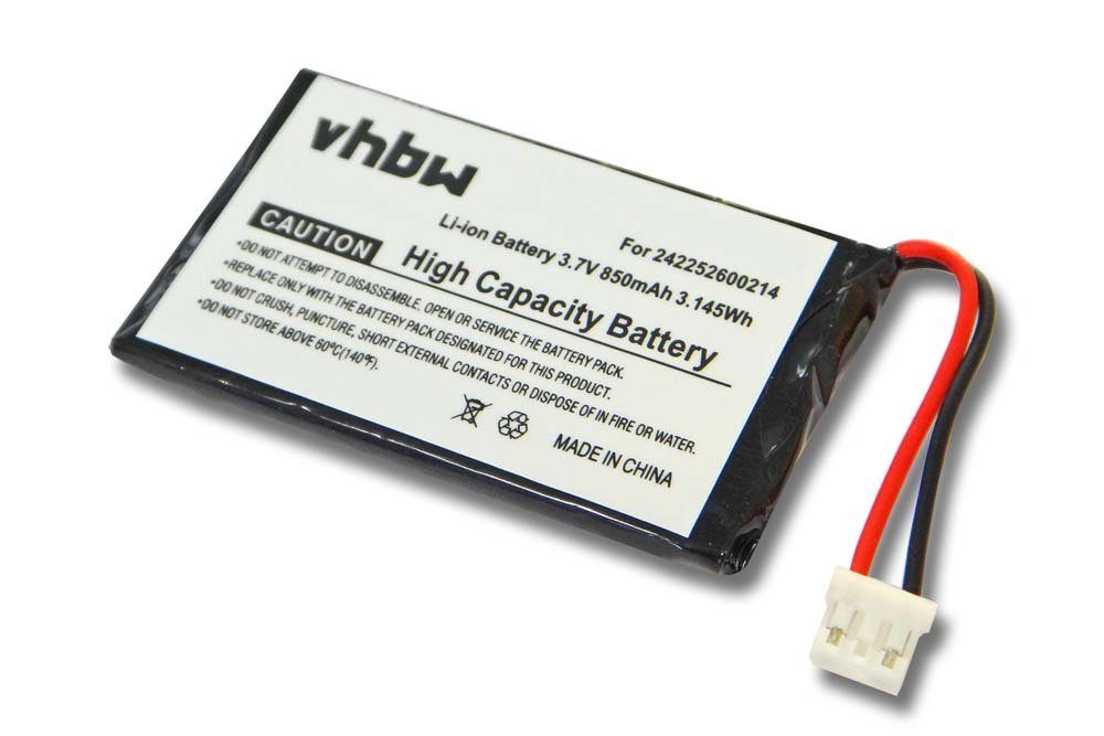 vhbw kompatibel mit Philips Prestigo SRT9320, SRT9320/10 Akku Li-Ion 850 mAh (3,7 V)