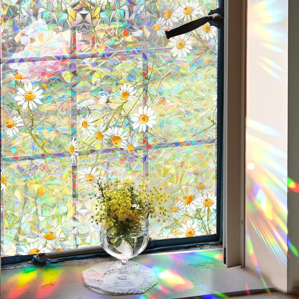RWEUOQ Fensterfolie 2er-Set Regenbogen Fensterfolie mit günstig online kaufen