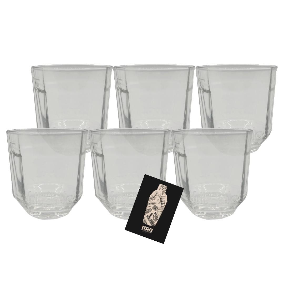 Gläser-Set 6er-Set Fritz-Kola Gläser – 0,15 l geeicht