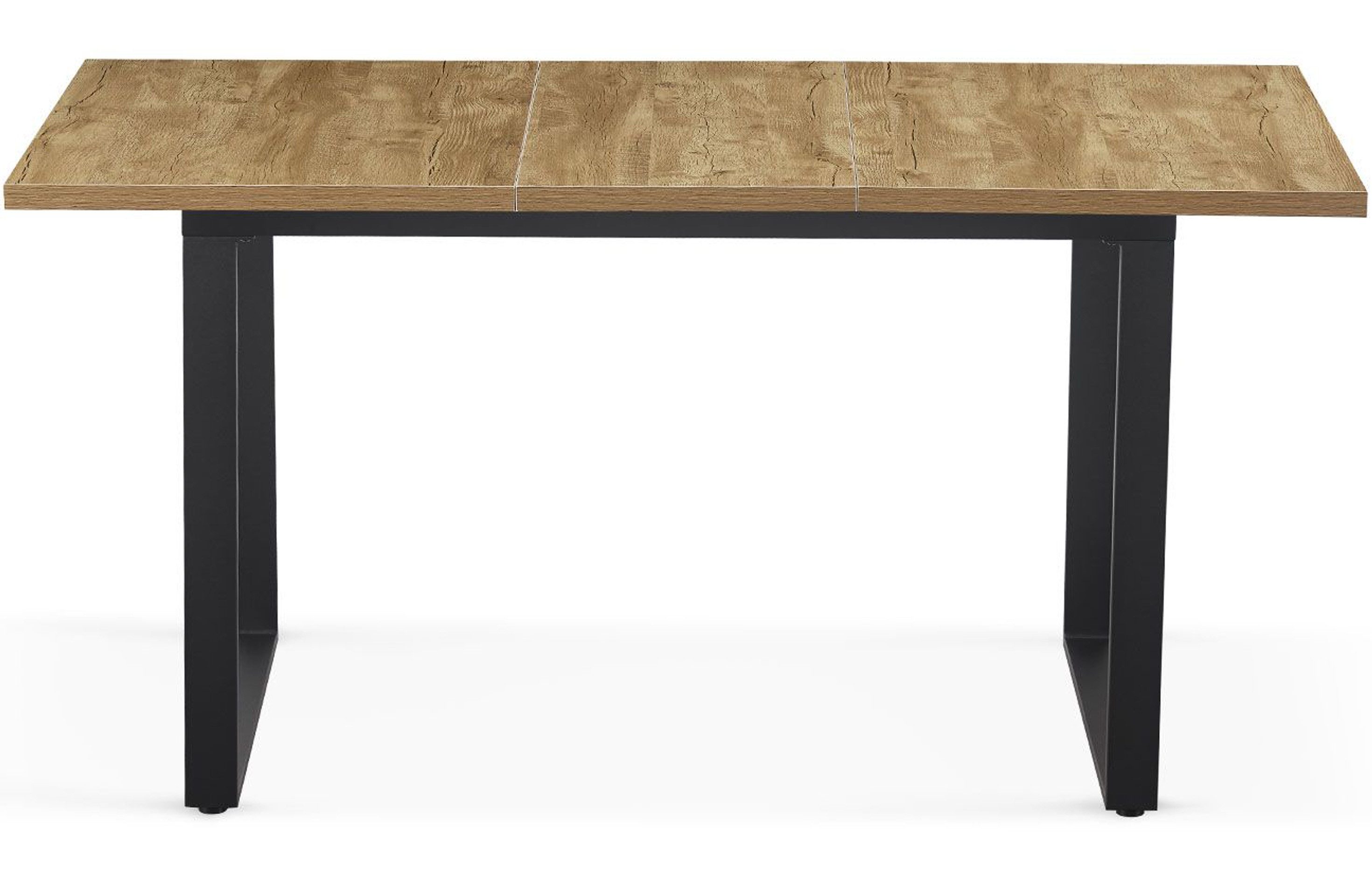 B&D home Esstisch LARS, Metallgestell schwarz oder weiß, ausziehbar 120-160 günstig online kaufen