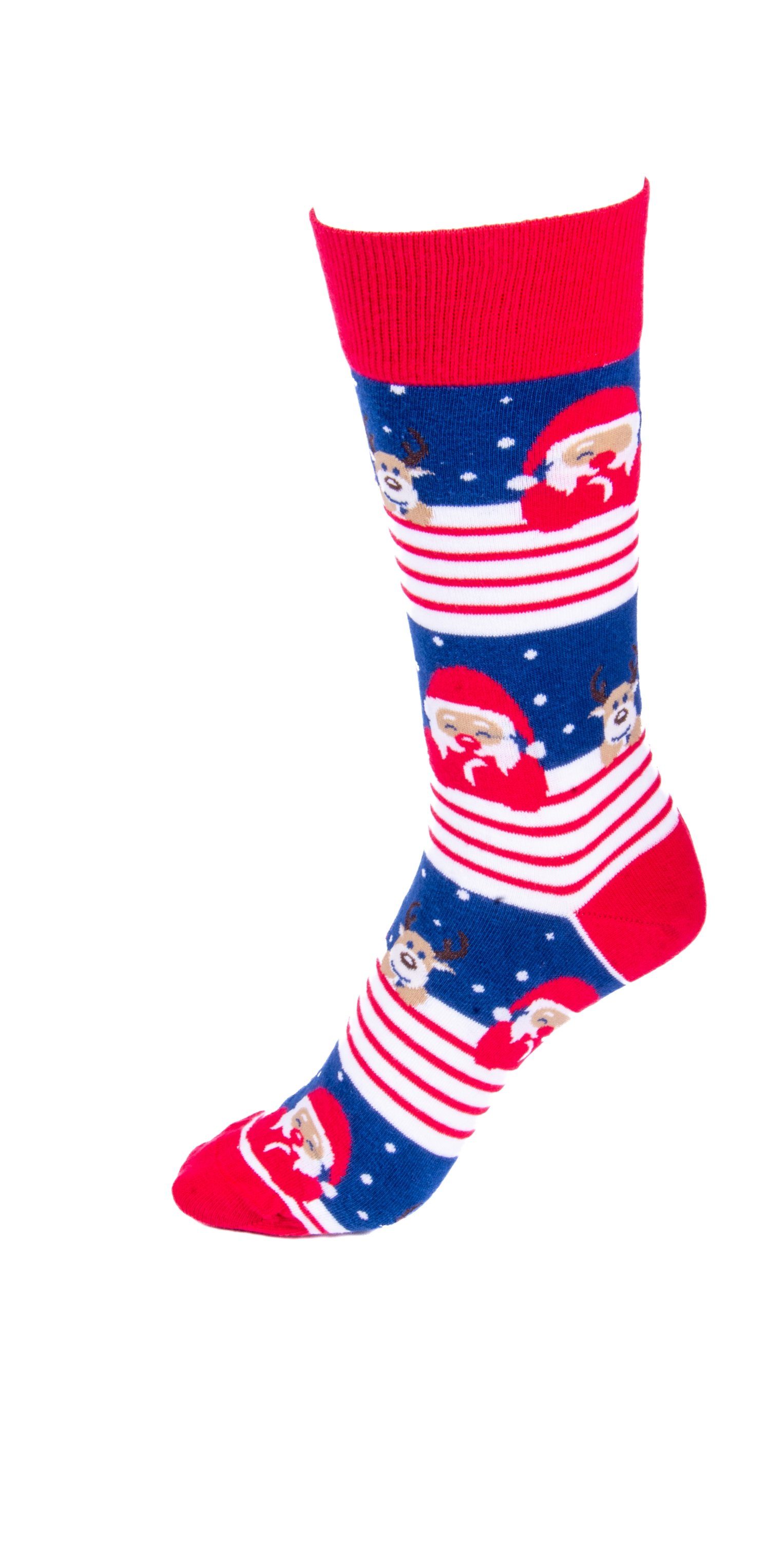 Merci Socken mit süßem Weihnachtsmotiv 3er Pack