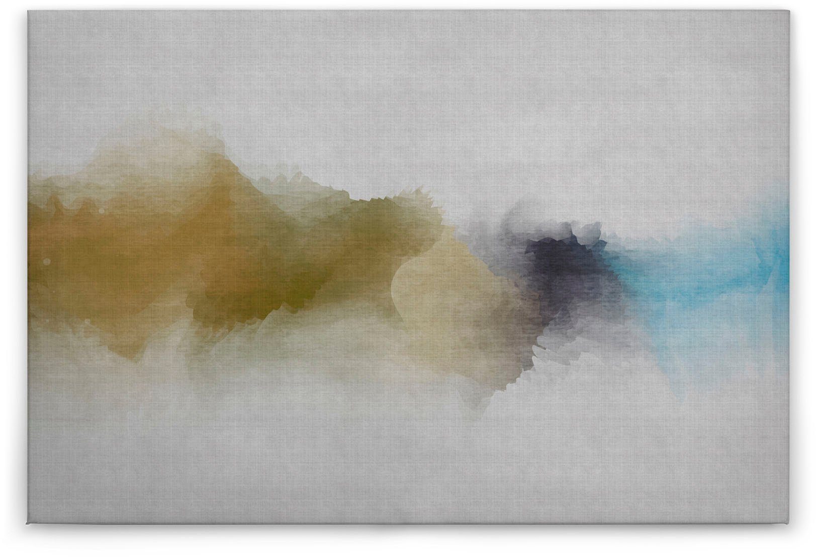 A.S. Création Leinwandbild daydream 3, Abstrakt, Kinder, Kunst (1 St), Keilrahmen Bild Farben Grau Bunt Leinwand-Bild Wohnzimmer modern Wand