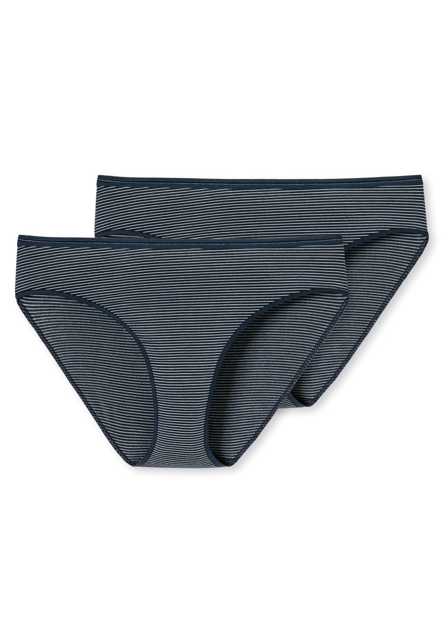 Schiesser Tai-Slip "Modal Essentials" (2er-Pack) weicher, feiner Bundgummi mit Glanzgarn-Details