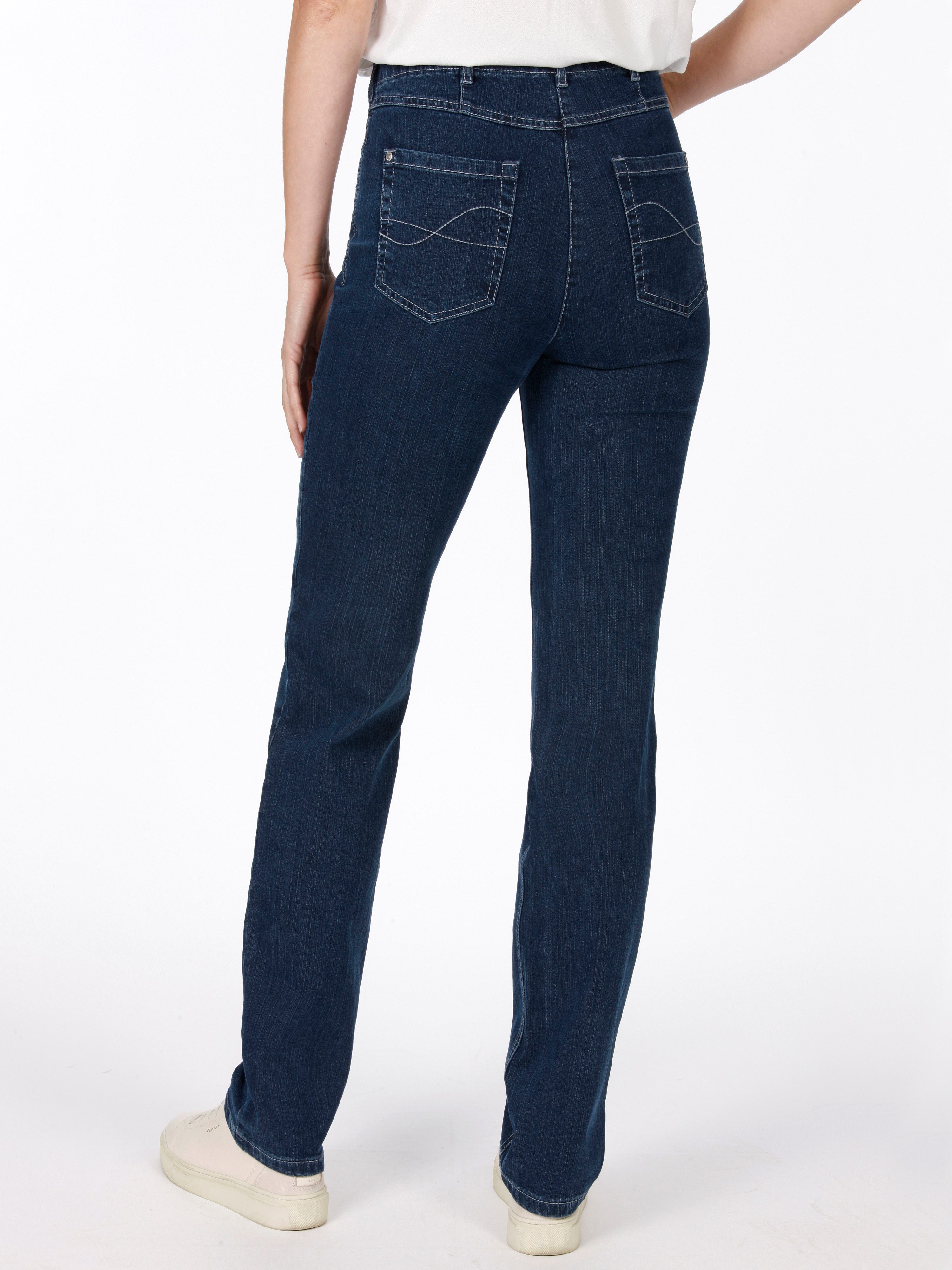 STARK DIE HOSE Stretch-Jeans Style GRETA, Damen Jeans, unsichtbaren Dehnbund, auch Kurzgröße OEKO-TEX® Standard 100