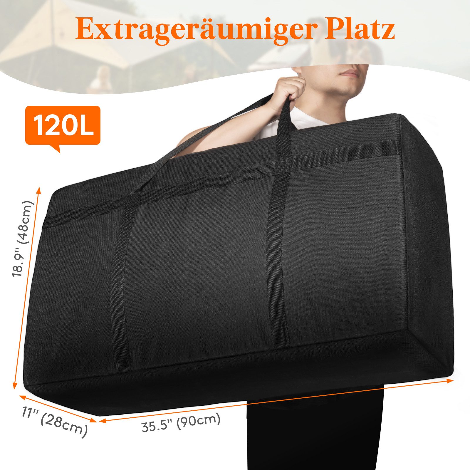 Lifewit Aufbewahrungsdose Reisetasche, Aufbewahrungstasche, 600D Oxford Auf günstig online kaufen