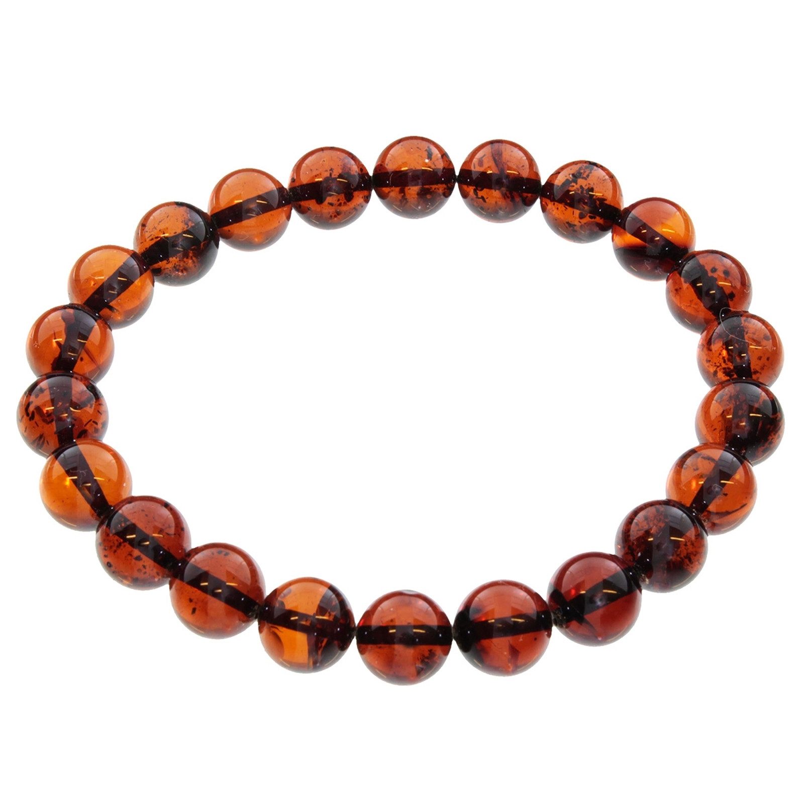 Armband Ostsee-Schmuck Armband Kugel 10 mm Armband Kugel 10 mm