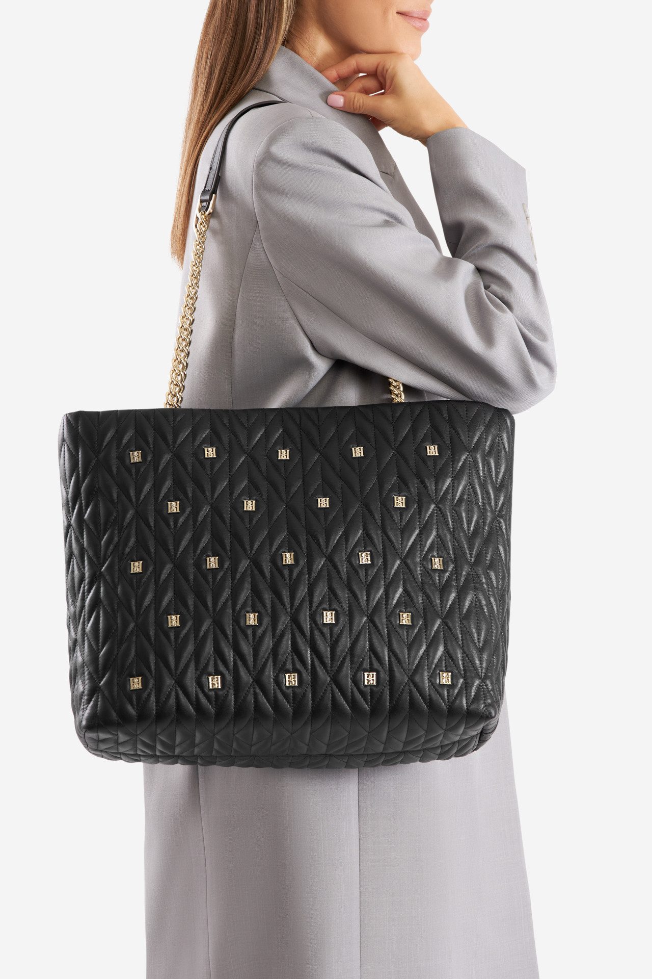 Handtasche Badura Große Shopper Tasche TYL-O0452 schwarz