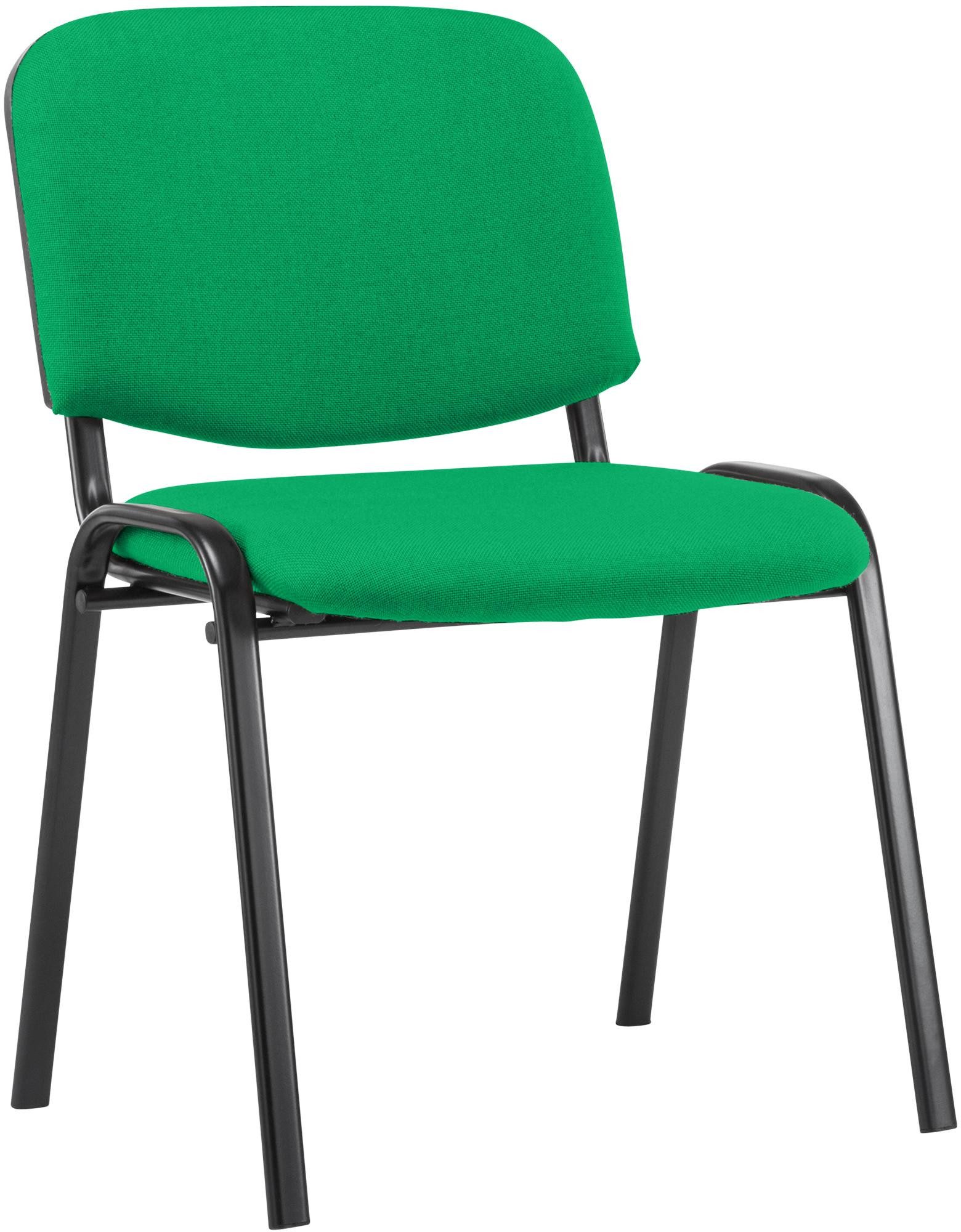 CLP Besucherstuhl Ken, stapelbares Metallgestell, Stoff-Bezug günstig online kaufen