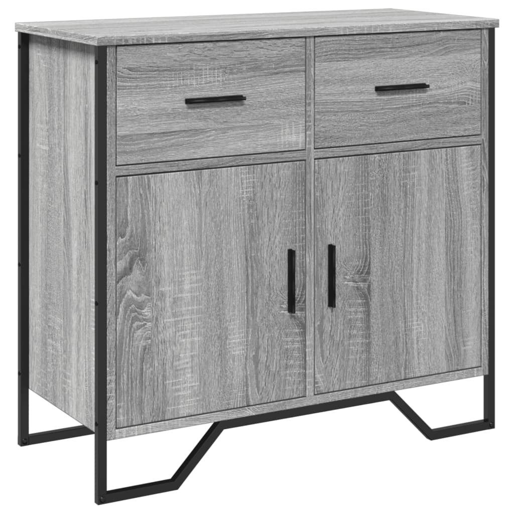 vidaXL Sideboard Sideboard Grau Sonoma 79,5x35,5x74,5 günstig online kaufen