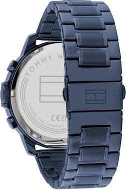 Tommy Hilfiger Multifunktionsuhr CLASSIC, 1710493, Quarzuhr, Armbanduhr, Herrenuhr, Datum, 12/24-Std.-Anzeige, analog