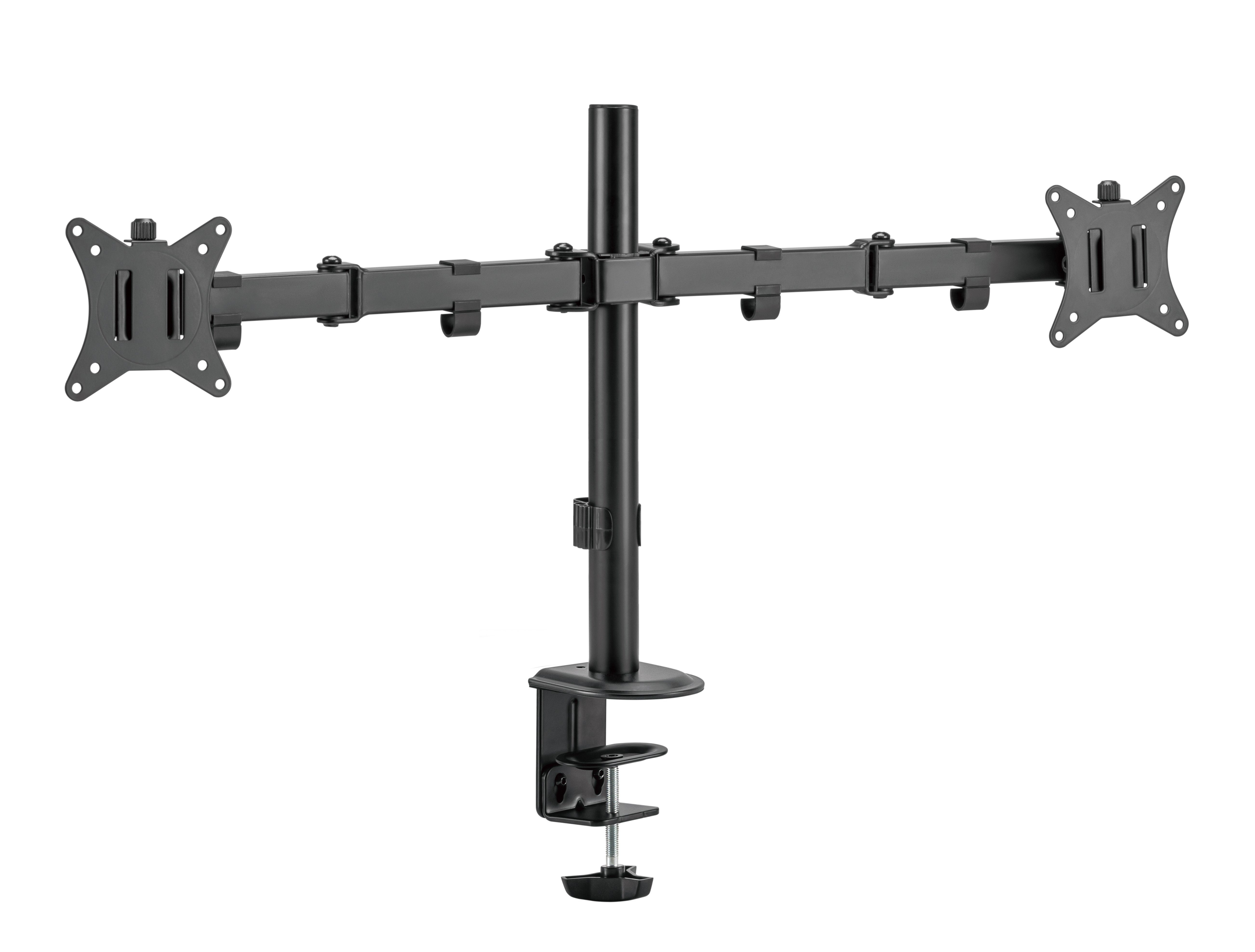 HALTERUNGSPROFI Monitor-Halterung Office-444, (bis 32,00 Zoll, Neigbar, Schwenkbar, Höhe einstellbar)