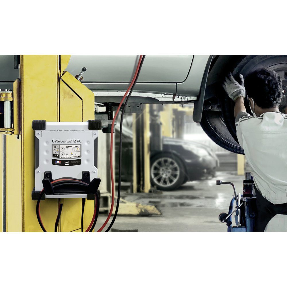 GYS GYS GYSFLASH 32.12 PL 027381 Automatikladegerät 12 V 30 A Autobatterie-Ladegerät