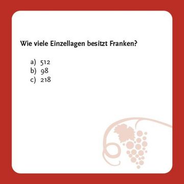 ars vivendi Spiel, Das Frankenwein-Quiz