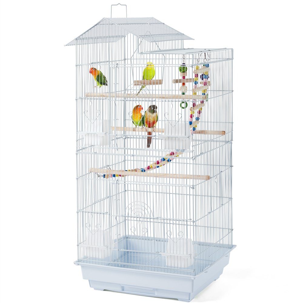 Yaheetech Vogelkäfig, Vogelvoliere mit Vogelspielzeuge Käfigspielzeug günstig online kaufen