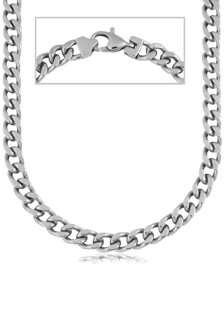 Firetti Edelstahlkette Schmuck Geschenk Halskette Panzerkette