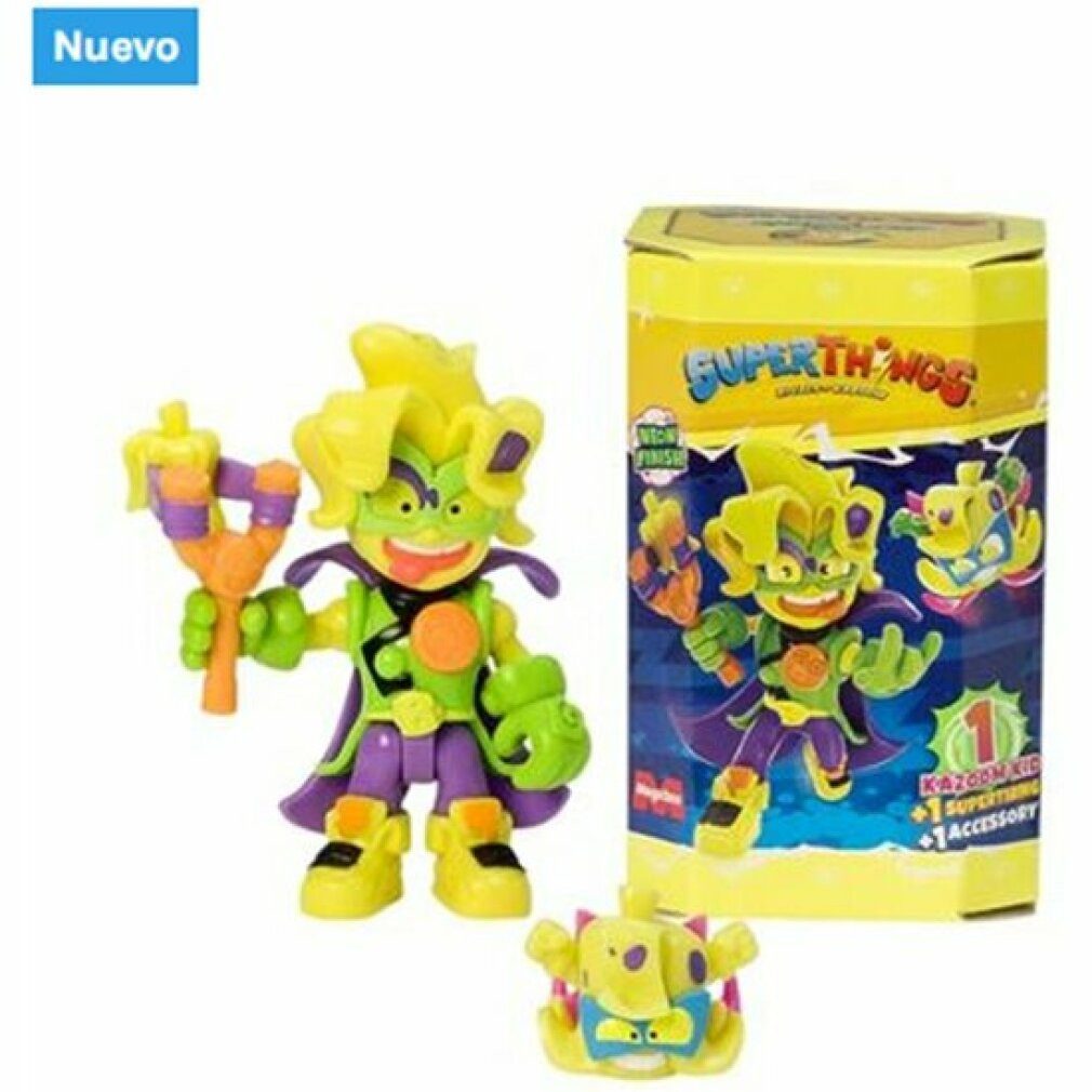 Magic Box Toys Actionfigur SUPERTHINGS NEON POWER KAZOOM KID