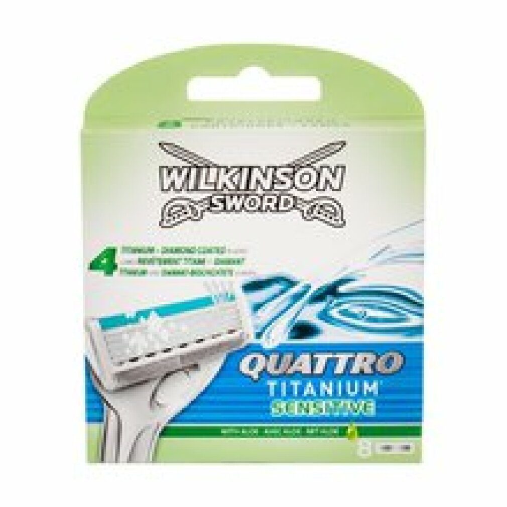 Wilkinson Rasierklingen 8 Wilkinson Quattro Titanium Sensitive Rasierklingen