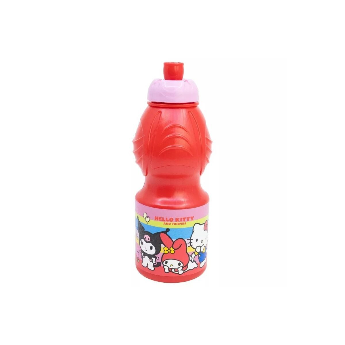 Hello Kitty Trinkflasche Hello Kitty and Friends Kunststoff Sportflasche 400 ml