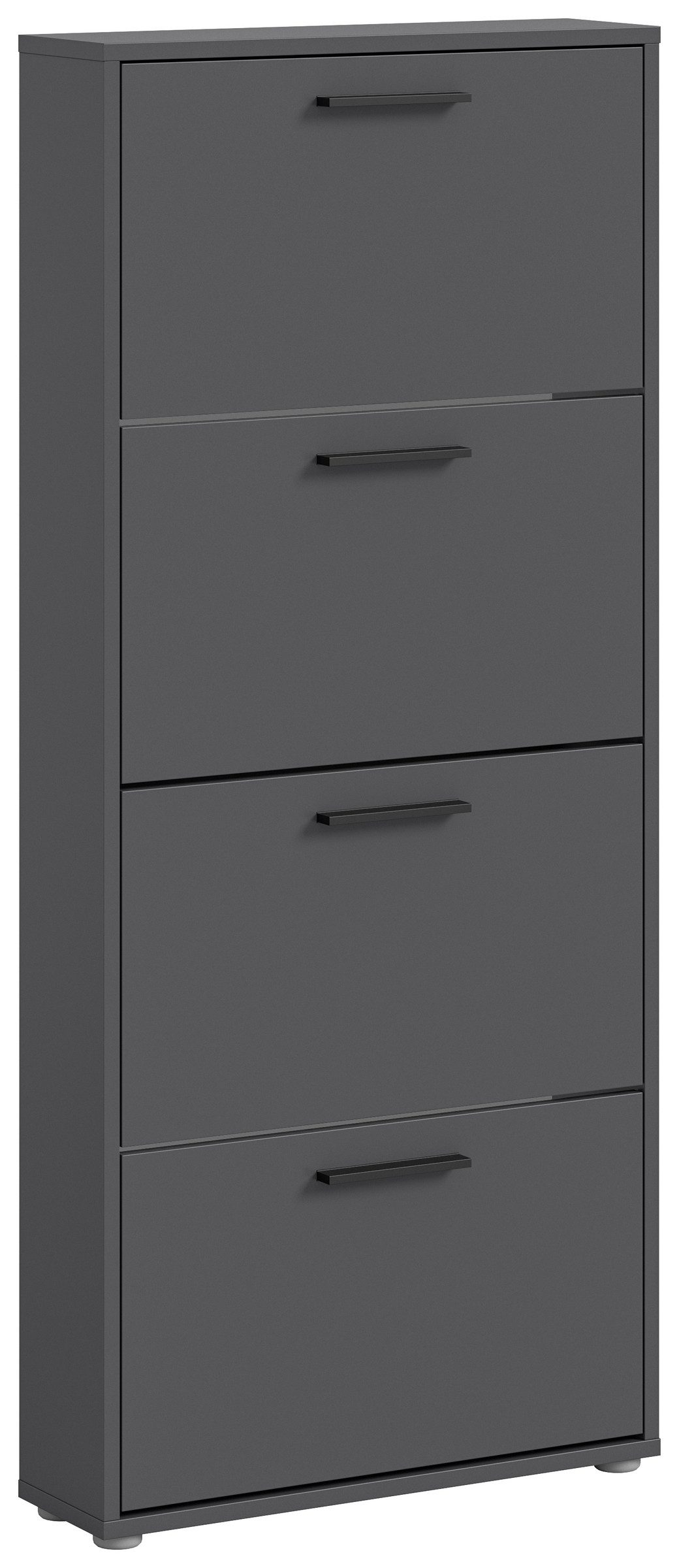 PREISBRECHER Schuhkipper See, in Anthrazit, Melaminbeschichtet - 59x136x17cm (BxHxT)