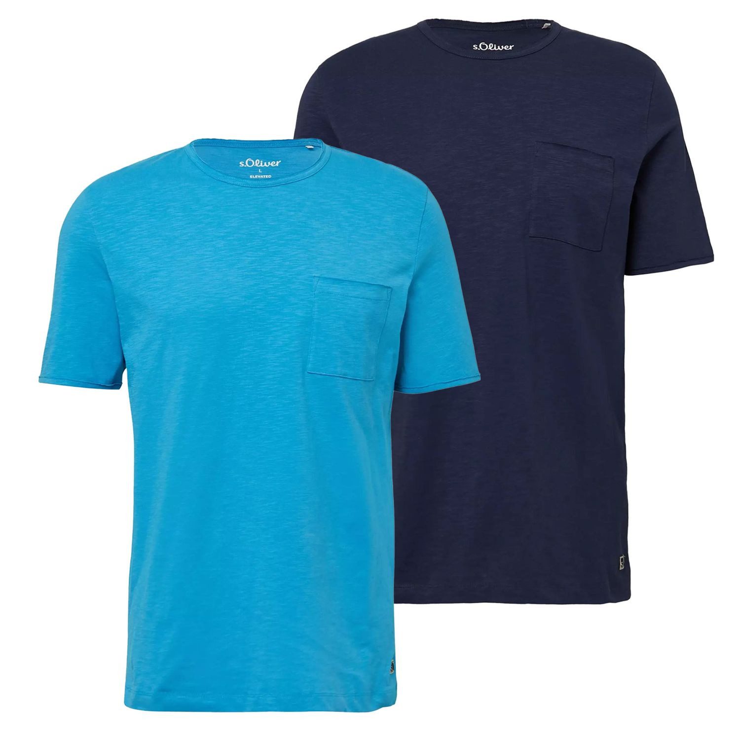 s.Oliver T-Shirt Basic mit Brusttasche