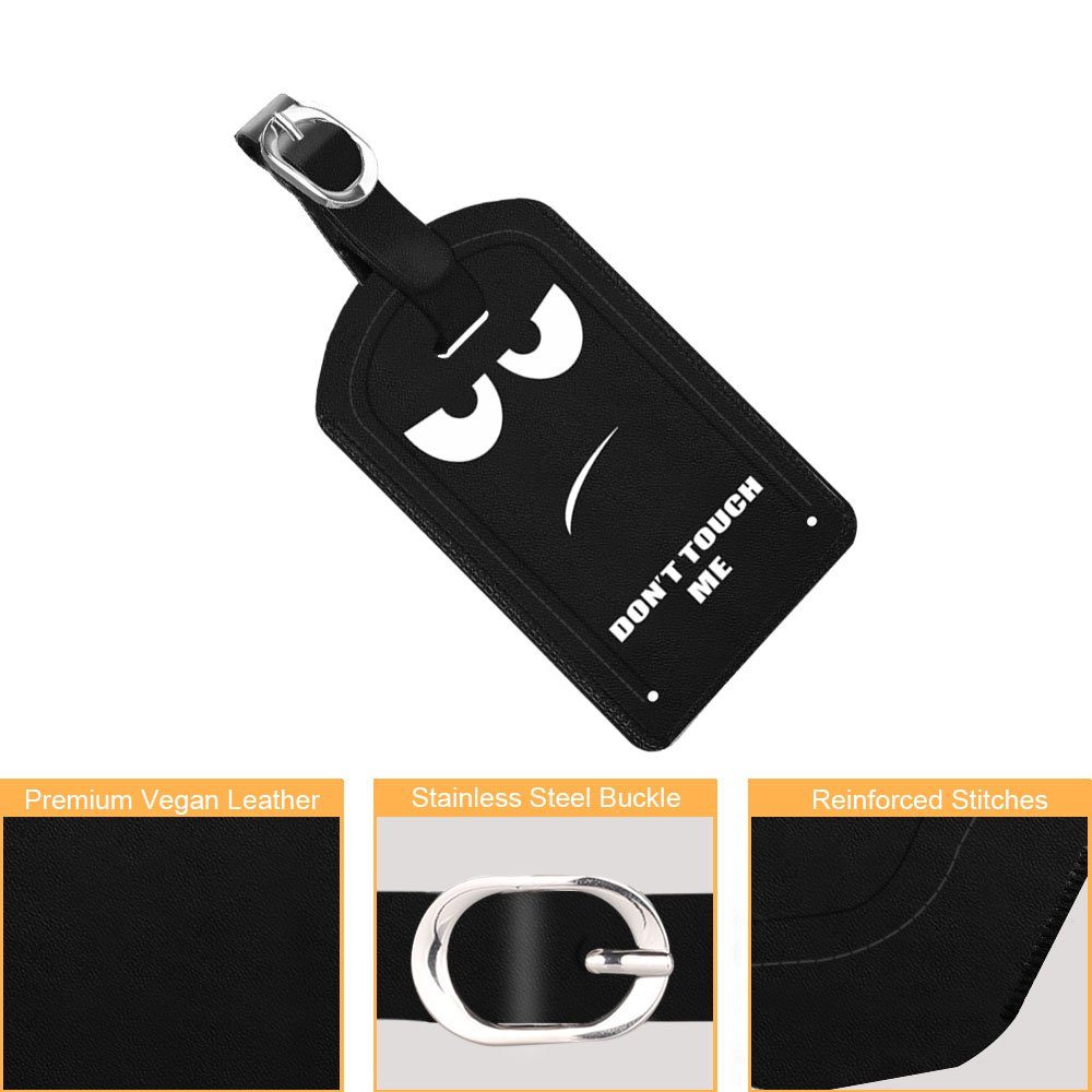 Fintie Gepäckanhänger Kofferanhänger aus Kunstleder, Gepäckanhänger ID Etik günstig online kaufen