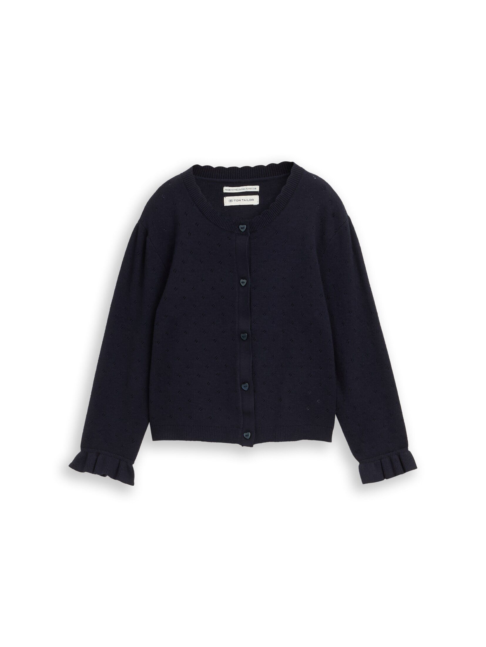 TOM TAILOR Cardigan Pullover & Strickjacken Cardigan mit Lochmuster