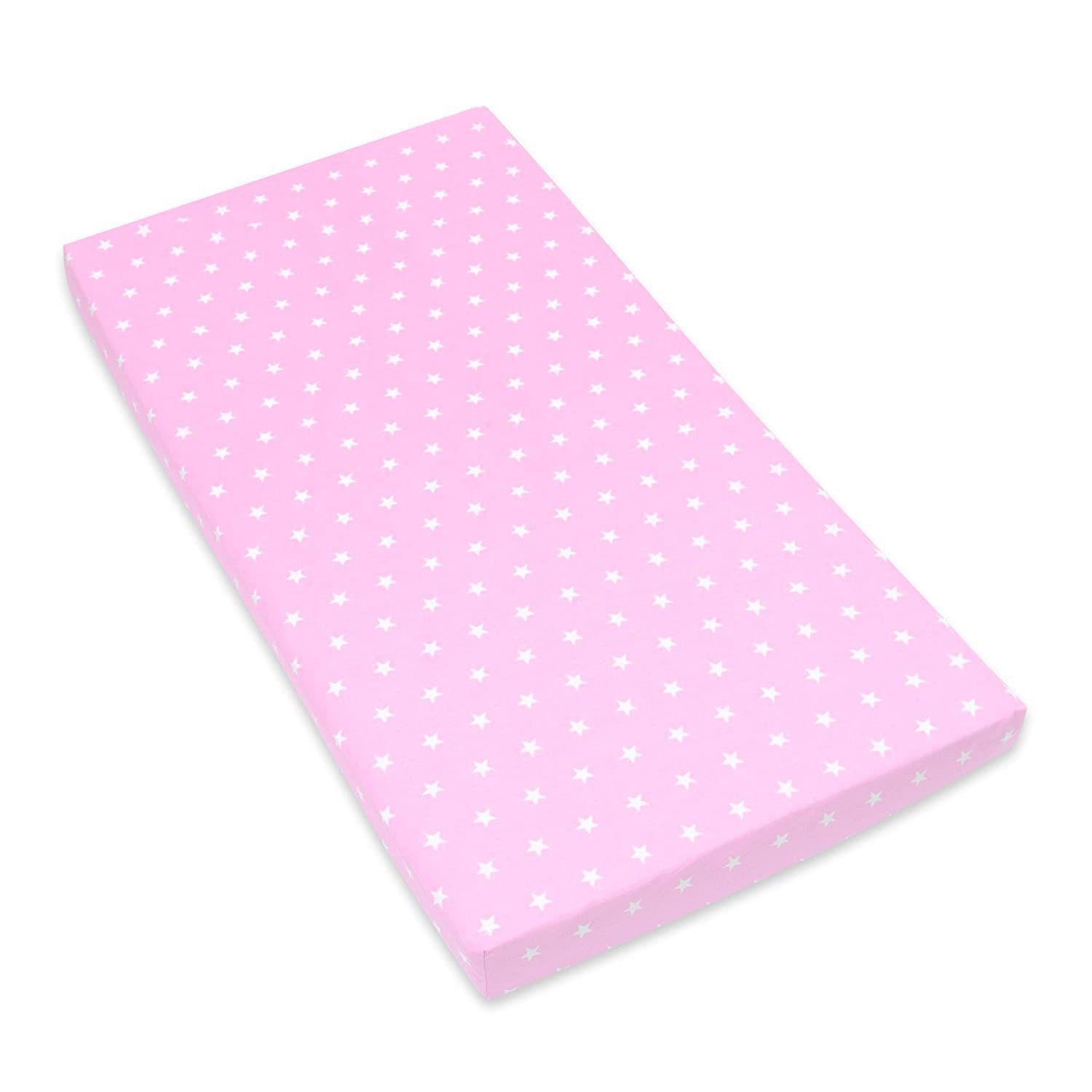 Spannbettlaken Spannbetttuch für Babybett Kinderbett Baby 100% Baumwolle 140x70 cm