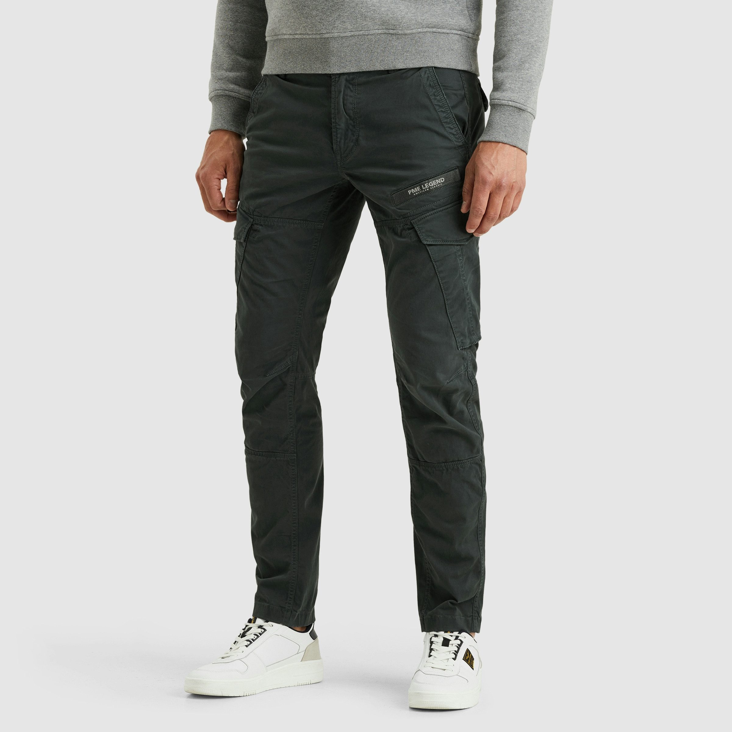 PME LEGEND Cargohose Nordrop Stretch Twill mit Logo Stickerei – Bild 2 von 5